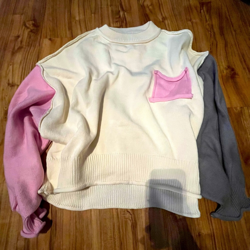 POL Sweater Semi Mock NWOT Hacci size Medium